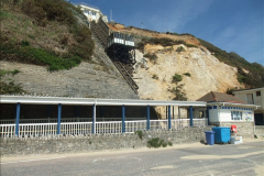 2016-05-05 Recent cliff fall in Bournemouth causing damage to the Victorian Cliff Lift. (7)092