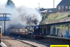 009.2017-04-08-34046-Braunton-as-34052-Lord-Dowding-at-Pokesdown-Bournemouth-Dorset.-2