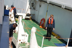 220.2019-June-28-to-05-July-PO-MV-Oriana-France-Spain-and-Guernsey.-220-Guernsey-CI.-Tender-back-to-our-ship.-