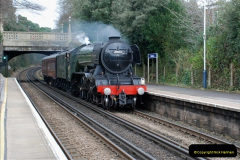 003.2019-Spring.-Flying-Scotsmans-second-visit-to-the-SR.-3-FS-passing-through-Parkstone-Poole-Dorset-on-her-way-to-the-SR.-