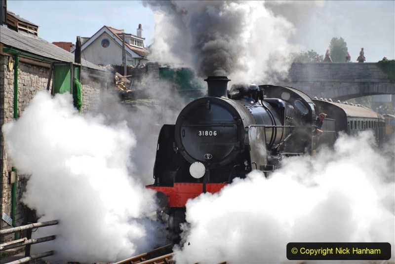2020-07-18-First-Steam-Trains-in-Purbeck-since-Lockdown-with-U-31806.-100-100