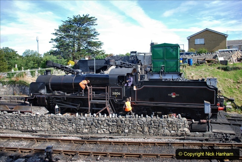 2020-07-18-First-Steam-Trains-in-Purbeck-since-Lockdown-with-U-31806.-64-064