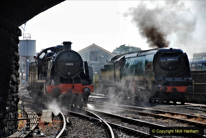 2020-07-18-First-Steam-Trains-in-Purbeck-since-Lockdown-with-U-31806.-74-074