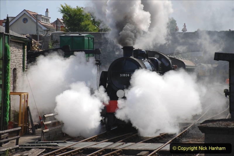 2020-07-18-First-Steam-Trains-in-Purbeck-since-Lockdown-with-U-31806.-99-099