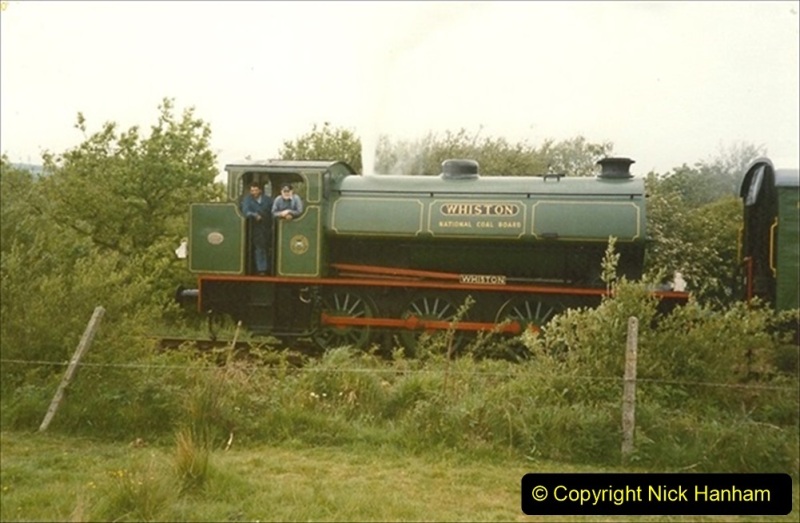 1990-05-19-Making-progress-to-Corfe-Castle-driving-NCB-Whiston-on-a-works-train.-2-113