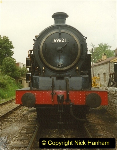 1990-6-25-Progress-to-Corfe-Castle-driving-69621-on-a-works-train.-2-123