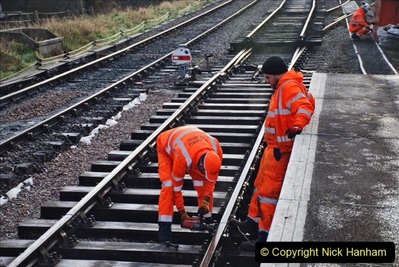 2022-01-18-Norden-Roadrailer-repair-Corfe-Castle-station-track-renewal-Day-7.-40-040