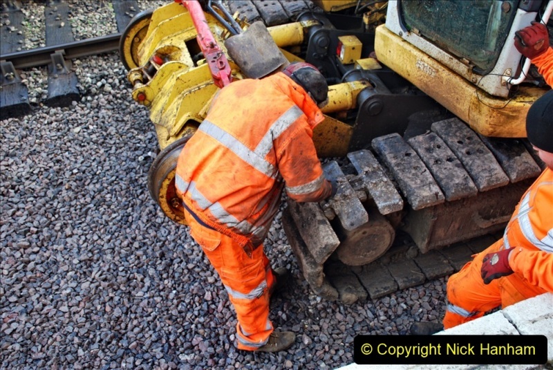 2022-01-18-Norden-Roadrailer-repair-Corfe-Castle-station-track-renewal-Day-7.-78-Roadrailer-new-track-rubbers.-078