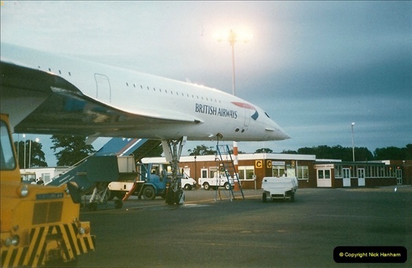 1998-08-13 Concorde @ Bournemouth Airport, Dorset. Your Host on board. (10)190