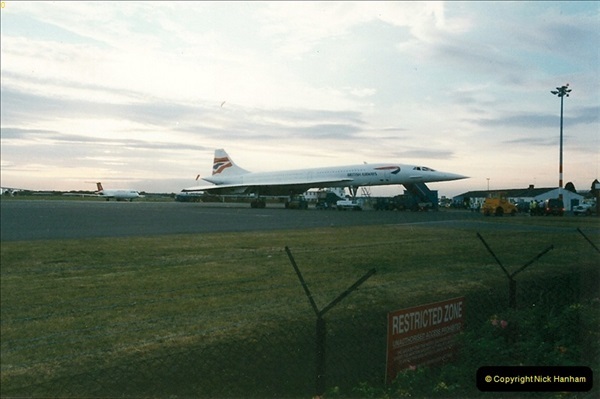 1998-08-13 Concorde @ Bournemouth Airport, Dorset. Your Host on board. (1)180