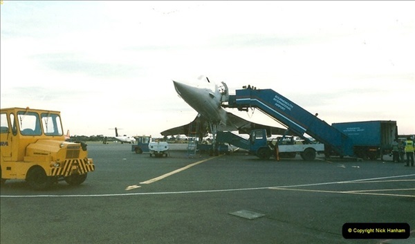 1998-08-13 Concorde @ Bournemouth Airport, Dorset. Your Host on board. (3)182