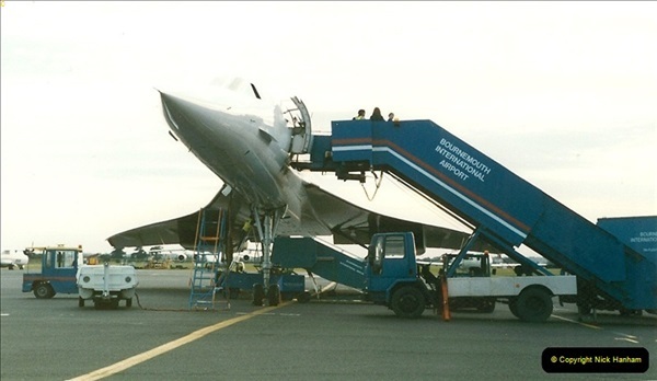 1998-08-13 Concorde @ Bournemouth Airport, Dorset. Your Host on board. (4)183