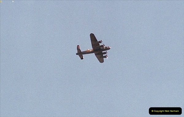 2004-09-08 Battle of Britain Memorial Flight Lancaster over Winchester, Hampshire.356