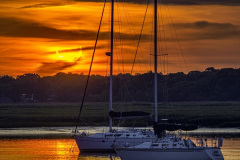 152.2021-06-14-Sunset-and-Moon-Rise-over-Poole-Dorset.-152