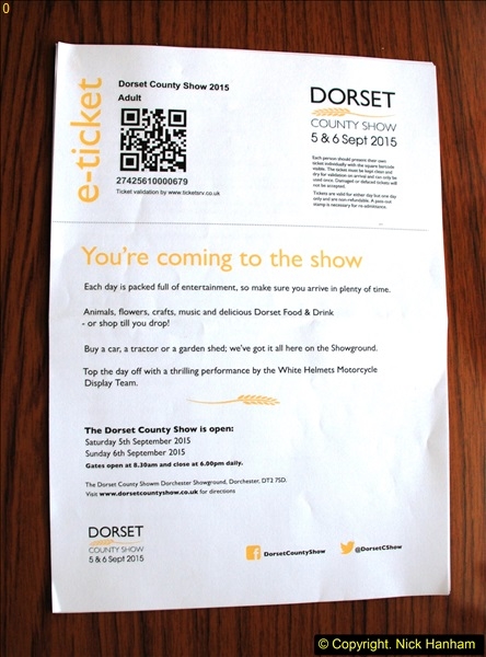 Dorset County Show 06 September 2015