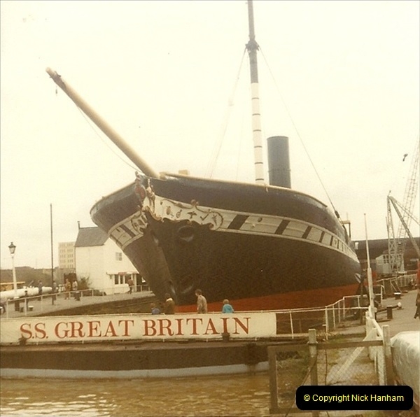1980 May. The SS Great Britain @ Bristol.  (2)047