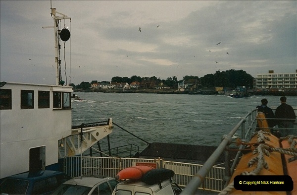 1994 January. Ferry No. 3 last days. The haven, Poole, Dorset.  (4)274