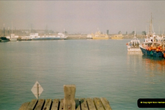 1996-02-10 Poole Quay, Dorset. Old ferry No. 3 still awaiting disposal. (3)340