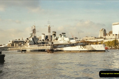 2001-11-01 HMS Belfast, River Thames, London.  (2)554