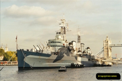 2001-11-01 HMS Belfast, River Thames, London.  (3)555