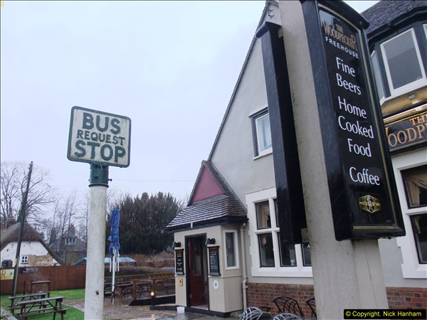 2014-01-31 Rare old style Bus Stop @ Spetisbury, Dorset.  (3)057