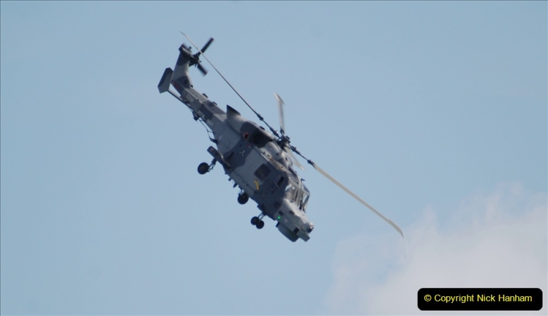 2019-08-30 Bournemouth Air Festival 2019. (63) Royal Navy Wildcat HMA2 Helicopter. 063