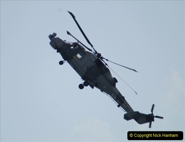 2019-08-30 Bournemouth Air Festival 2019. (75) Royal Navy Wildcat HMA2 Helicopter. 075