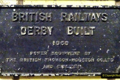 2020-10-15 Builders  plate from a Class 25 Diesel (Not sure from which loco.) (16) 032