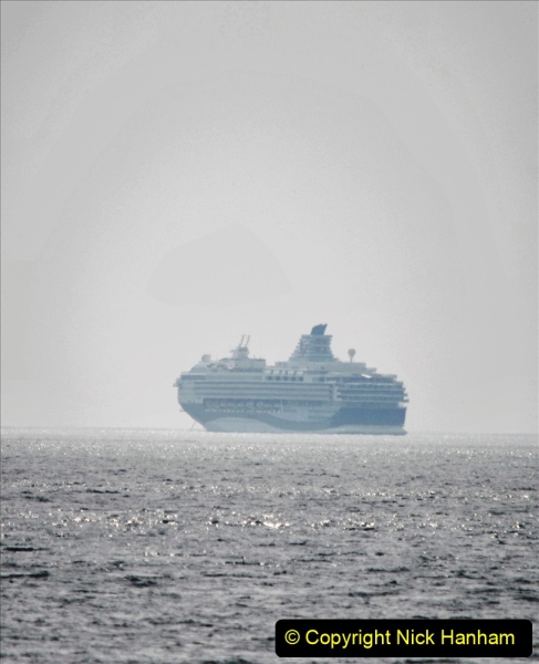 2020-08-10 Cruise ships in Weymouth Bay. (26) Marella Explorer 2. 158