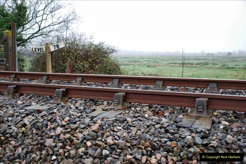 2022-01-11 Corfe Castle station track renewal. DAY 2 Spoil dump and track work. (79) 079