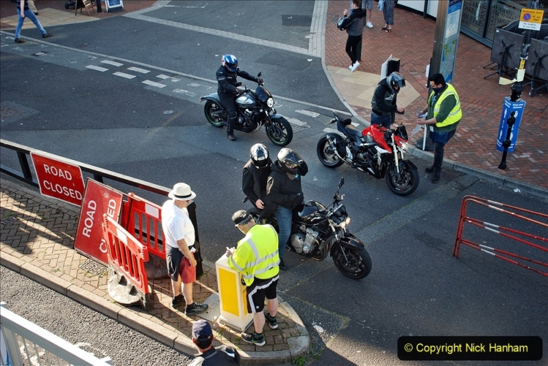 2021-06-01 First Bikers night on Poole Quay since lockdown. (45) 045