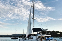 2021-08-14 SR Volunteers & Staff Boat trip & BBQ Poole Harbour & Poole Bay. (63) 063