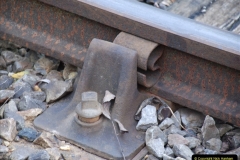 2021-12-20 Track Gang rail key replacement at Corfe Castle. (42) 042