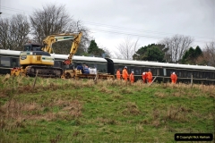 2021-12-20 Track Gang rail key replacement at Corfe Castle. (48) 048