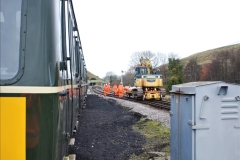 2021-12-20 Track Gang rail key replacement at Corfe Castle. (53) 053
