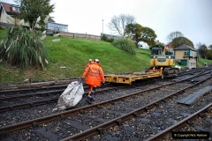 2021-11-10 Track Gang work at Corfe Castle (plus Swanage & Norden). (34) 034