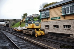 2021-11-10 Track Gang work at Corfe Castle (plus Swanage & Norden). (49) 049