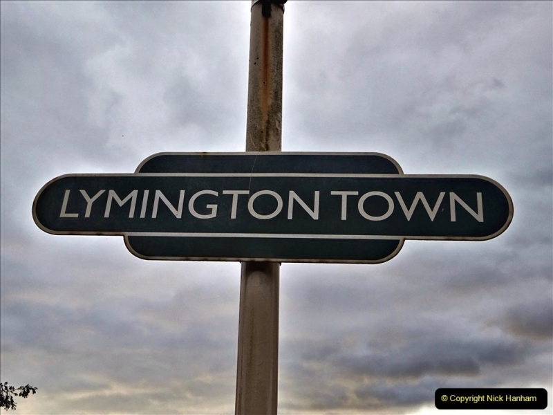 2021-11-15  (Day One) Christchurch Lymington and overnight at Brockenhurst. (60) Lymington station. 060