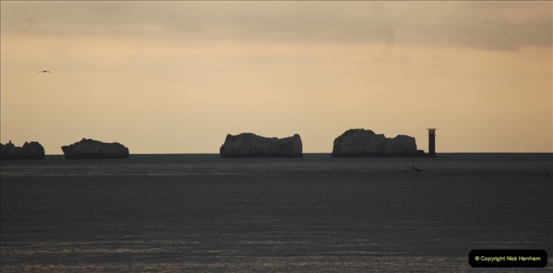 2021-11-16 (Day Two) Key Haven and Costal Route back to Bournemouth. (37) The Needles from Key Haven and Hurst Castle.