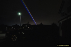 2021-11-19 Poole Laser Light with 40 mile +reach fron the Lighthouse (Theatre) Poole, Dorset. (19) From your Host's Home. 019