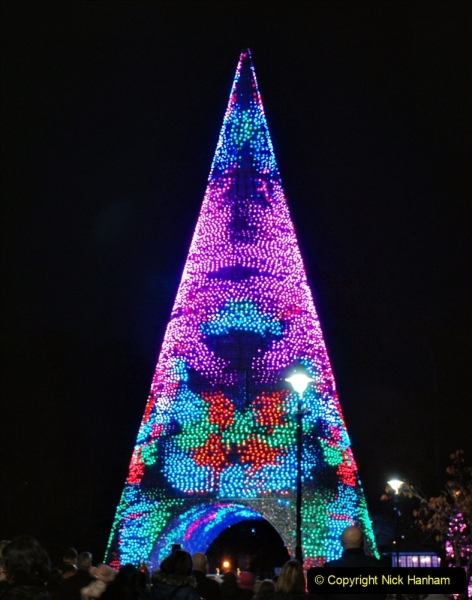 2021-11-20 Bournemouth Christmas Lights. (14) The Tree of Many Colours. 014