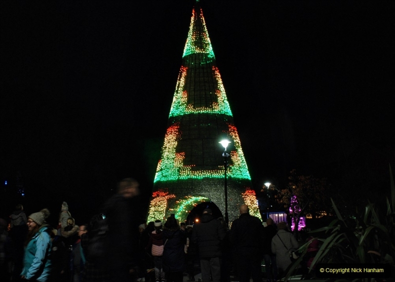 2021-11-20 Bournemouth Christmas Lights. (8) The Tree of Many Colours. 008