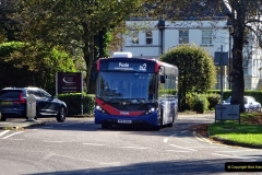 2021-10-21 Bus rides Lower Parkstone to Bournemouth to Upper Parkstone to Poole & Lower Parkstone. Some dirt on bus windows. (52) 052