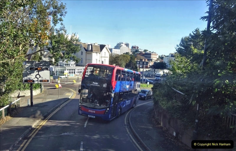 2021-10-21 Riding on the Route 20 Parkstone to Bournemouth. (1) 033