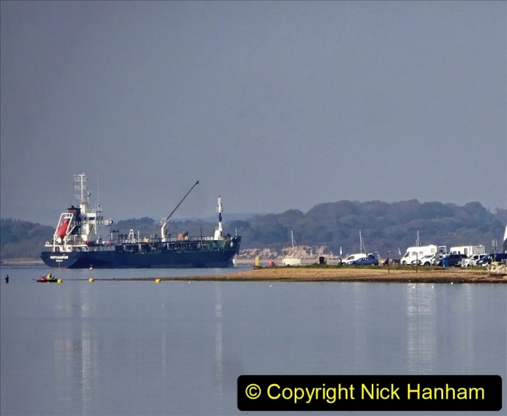 2021-05-01 Poole Harbour, Poole, Dorset. (3) Whitchchampion Oil Tanker. 005