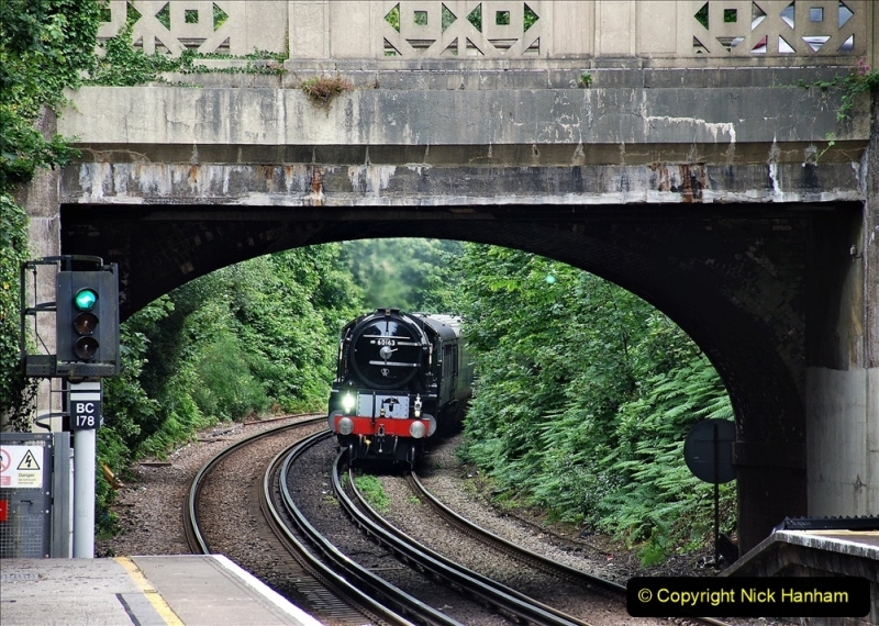 2021-07-05 TORNADO at Parkstone on empty stock to Swanage. (1) 009