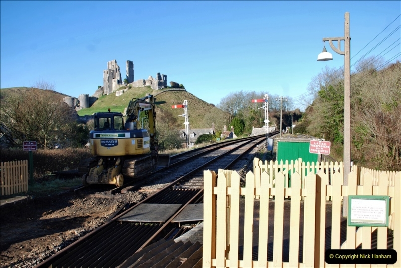 2022-01-12 Corfe Castle station track renewal DAY 3. (103) 103