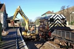 2022-01-12 Corfe Castle station track renewal DAY 3. (58) 058