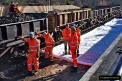 2022-01-12 Corfe Castle station track renewal DAY 3. (59) 059
