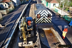 2022-01-12 Corfe Castle station track renewal DAY 3. (66) 066